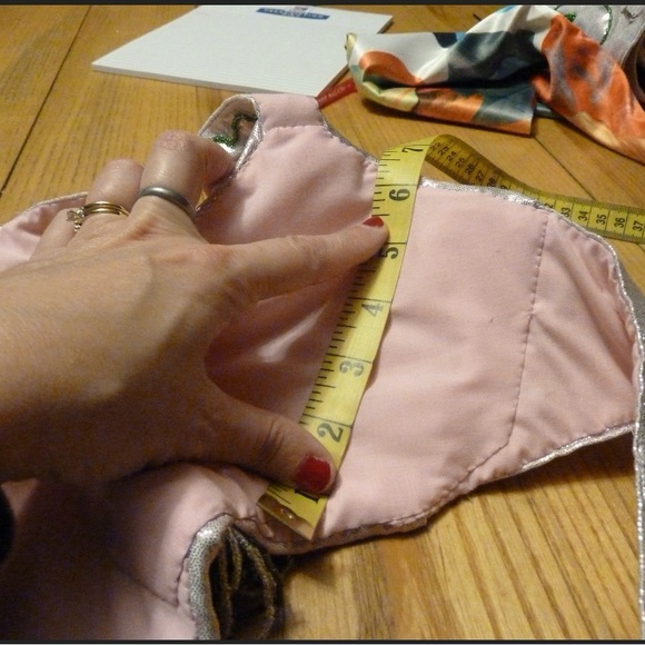 One of a Kind Belly Dance Costume Set Hand Made 36B - Picture 9 of 10